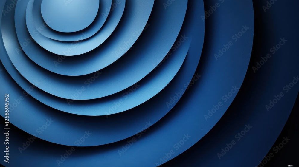 Minimalist Blue background with concentric circles for design, banner template. White space in the center of the page for text. Contemporary Blue and white pattern. Minimalist Blue background with concentric circles for design, banner template. White space in the center of the page for text. Contemporary Blue and white pattern.