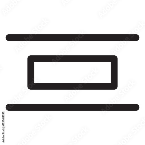 horizontal alignment icon