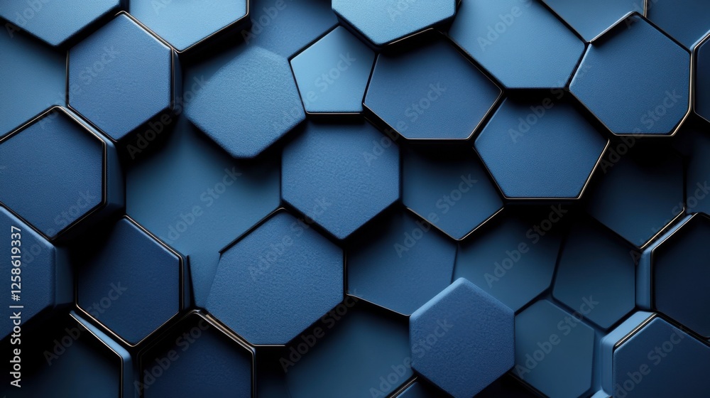 Minimalist Blue Background with Hexagonal Grid for Design Banner Template, Featuring Abstract Geometric Wallpaper with Copy Space in the Center for Text Minimalist Blue Background with Hexagonal Grid for Design Banner Template, Featuring Abstract Geometric Wallpaper with Copy Space in the Center for Text