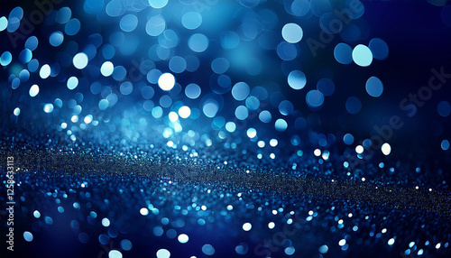 blue blurry dots history