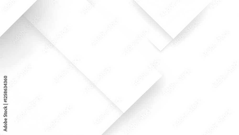 Abstract white background with geometric pattern. Generative Ai.