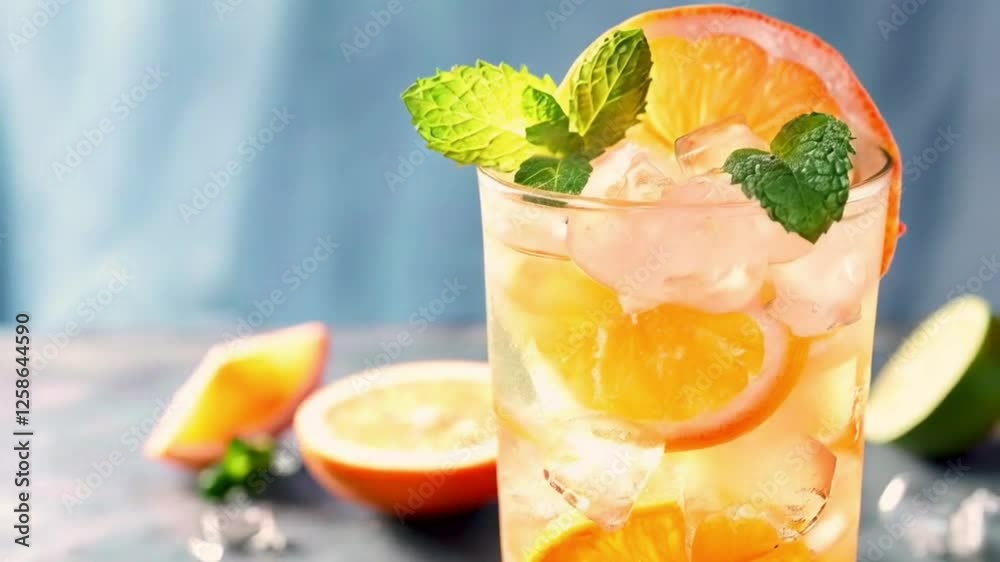 Refreshing Citrus Iced Tea with Mint Refreshing Citrus Iced Tea with Mint