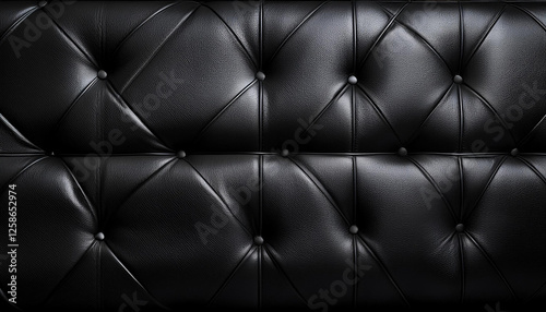 luxury black leather-based texture heritage with gradients light for backdrop excessive resolution