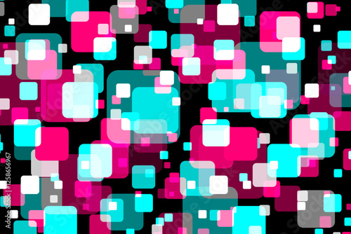 Colored modern background in the style of the social network. Digital background. Stream cover. Social media concept. Vector illustration