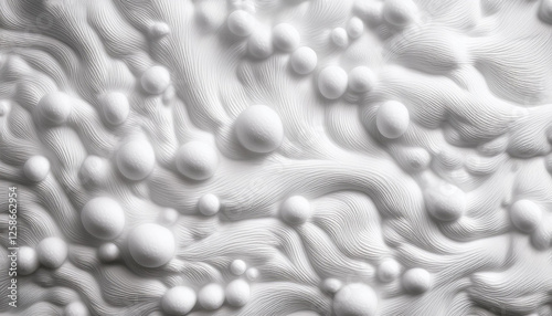 near up of white foam texture abstract background and texture for layout
