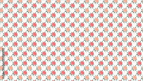 美しい花のイラスト、パターン背景
