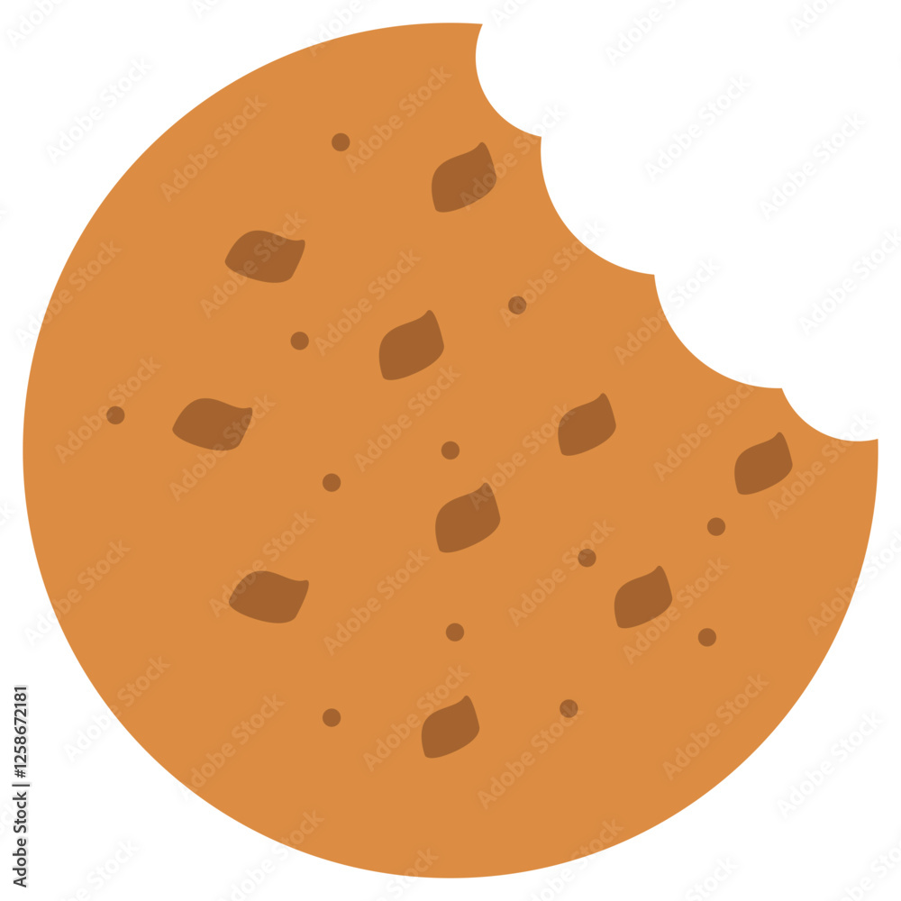 Realistic icon of bitten cookie on transparent background
Vector icon of bitten cookie Realistic icon of bitten cookie on transparent background
Vector icon of bitten cookie