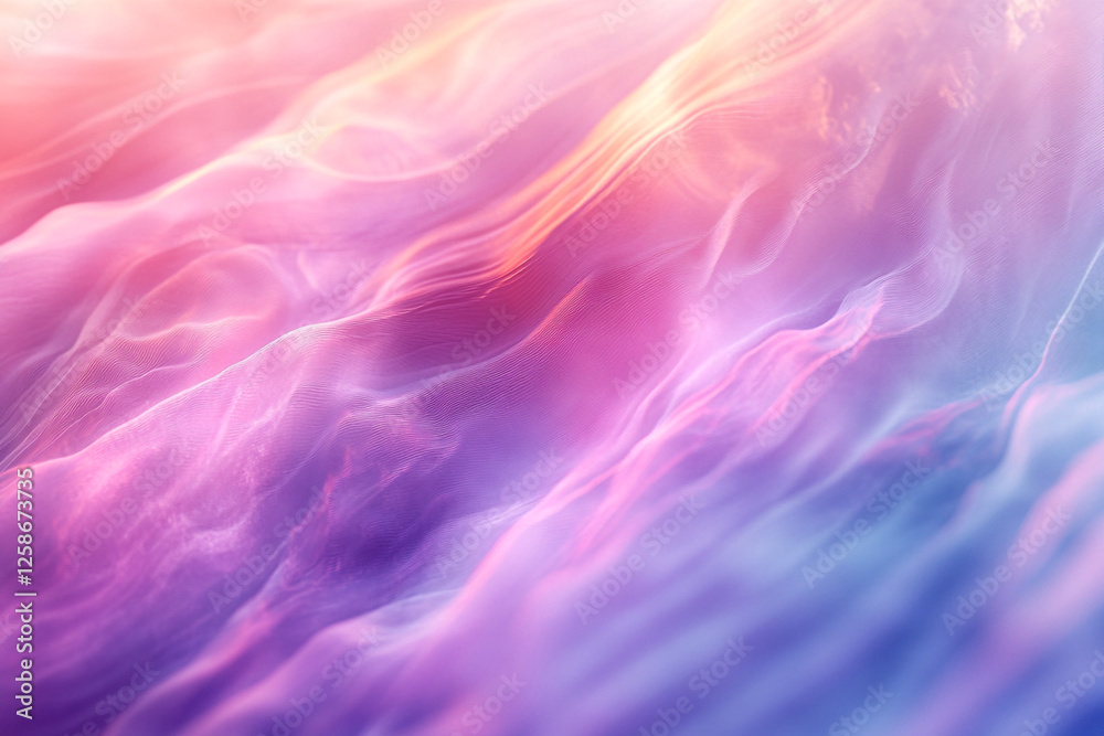 Obraz premium A dreamy abstract scene featuring soft, diffused light and fluid, ethereal textures that blend seamlessly in HD.