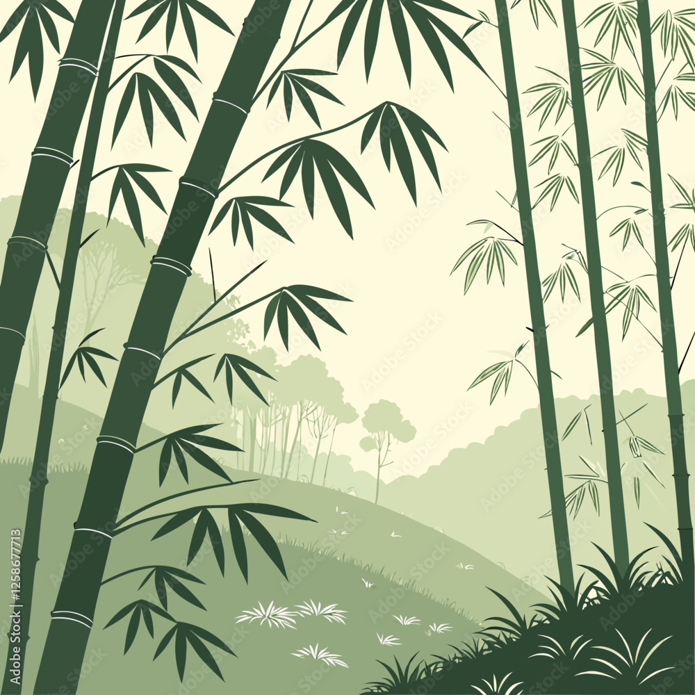 bamboo forest background