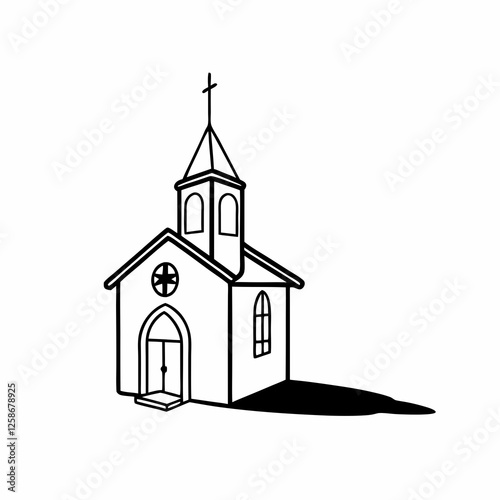 church icon vector