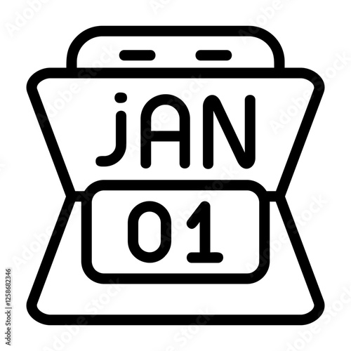 January 1 Icon