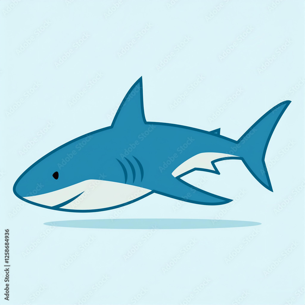 Obraz premium A Shark illustration