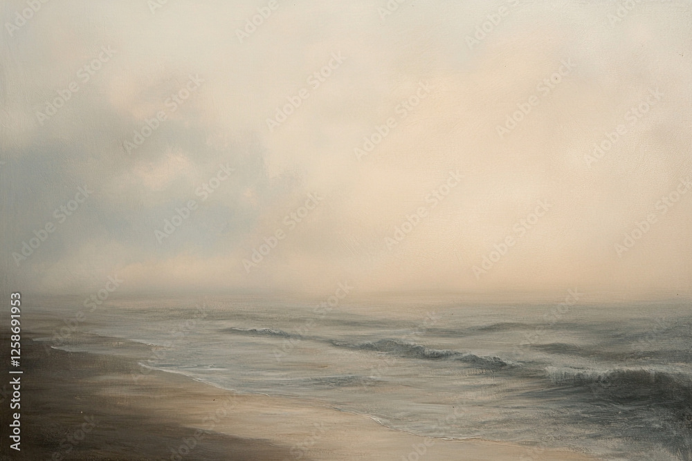 Fototapeta premium fog over the sea