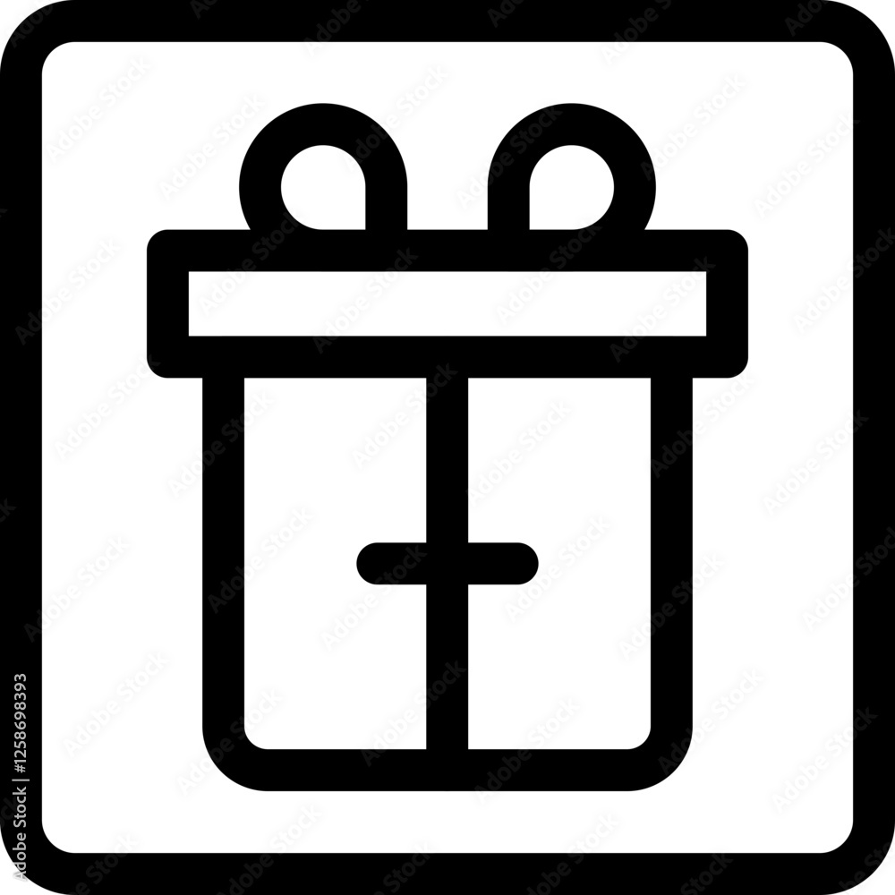 Obraz premium Gift Box Icon