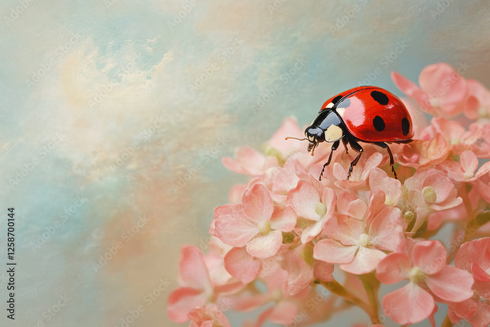 Ladybug on a Plant in the Wild Ladybug on a Plant in the Wild