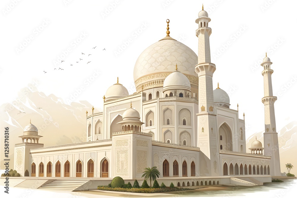 Fototapeta premium taj mahal agra india