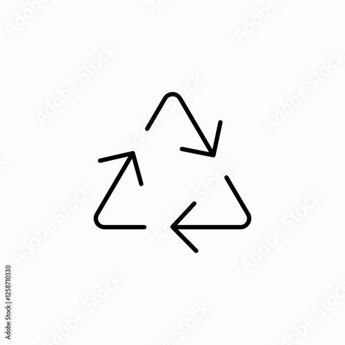 recycle suggest icon sign vector