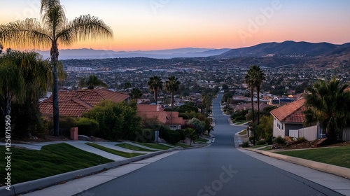 Hyper-Realistic San Diego Home with Twilight Sky