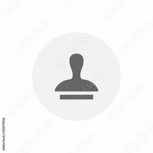 document seal icon sign vector