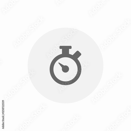 timer set icon sign vector