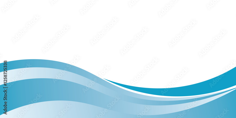 Blue and white business wave banner background arts modern Blue and white business wave banner background arts modern