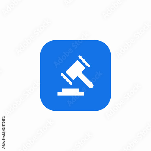 auction agreement icon sign vector