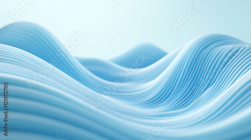 Wallpaper Mural soft blue wave background blue lines sparkle perfect adding depth designs Seamless blue wave pattern with fluid curves and gentle transitions in a harmonious design.  Torontodigital.ca