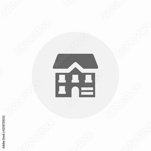 facility location icon sign vector