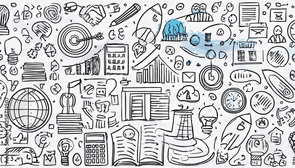Business progress, challenge doodle icon set. Hand drawn sketch business opportunity, career progress, professional goal cute trendy doodle icon. Career talent, leader concept. perfect any project. Business progress, challenge doodle icon set. Hand drawn sketch business opportunity, career progress, professional goal cute trendy doodle icon. Career talent, leader concept. perfect any project.