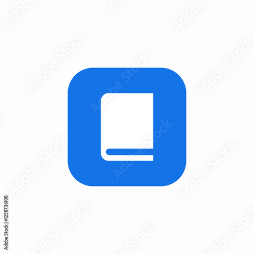 book digital icon sign vector