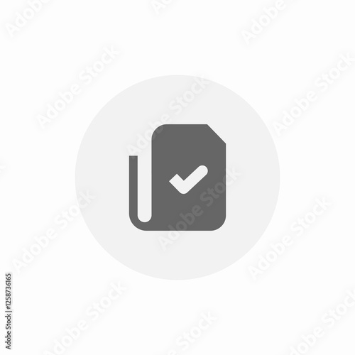 book loaded icon sign vector