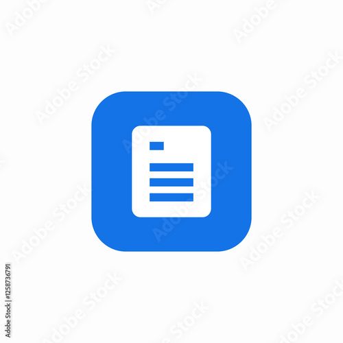 cv document icon sign vector