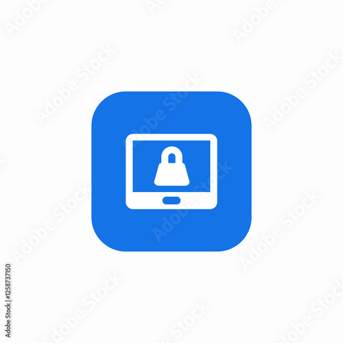 device online shop icon sign vector