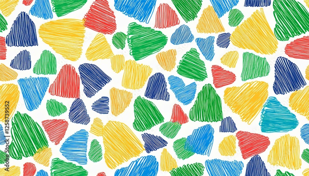 Kid shape color seamless pattern background. Crayon scribble fun children color hand drawn pencil brush shape seamless background. Abstract pattern crayon children pattern design. perfect any project. Kid shape color seamless pattern background. Crayon scribble fun children color hand drawn pencil brush shape seamless background. Abstract pattern crayon children pattern design. perfect any project.