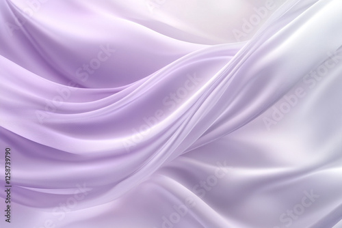An elegant abstract gradient with gentle flows of soft lavender merging into light silver, exuding modern tranquility in HD clarity.
