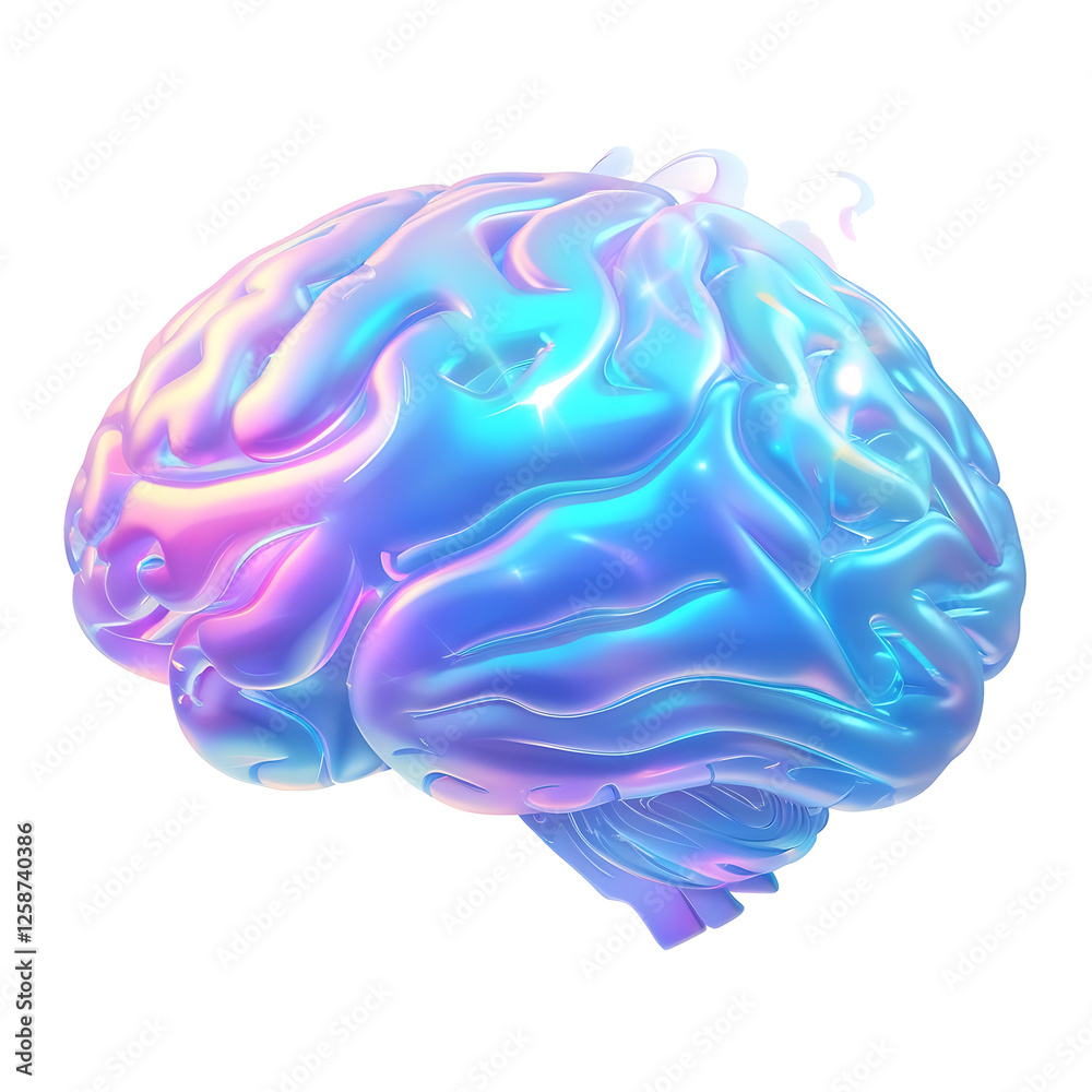 3d rendered illustration of human brain isolated on transparent background 3d rendered illustration of human brain isolated on transparent background