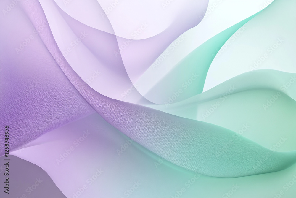 An ethereal abstract gradient blending soft lavender and mint, with gentle curves that evoke a dreamy modern background in HD. An ethereal abstract gradient blending soft lavender and mint, with gentle curves that evoke a dreamy modern background in HD.