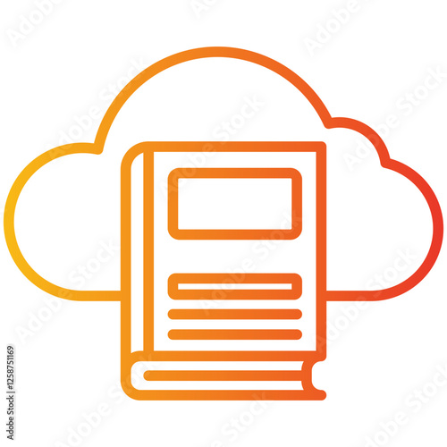 Cloud Library Icon