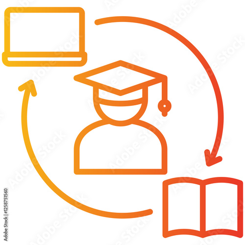 Blended Learning Icon