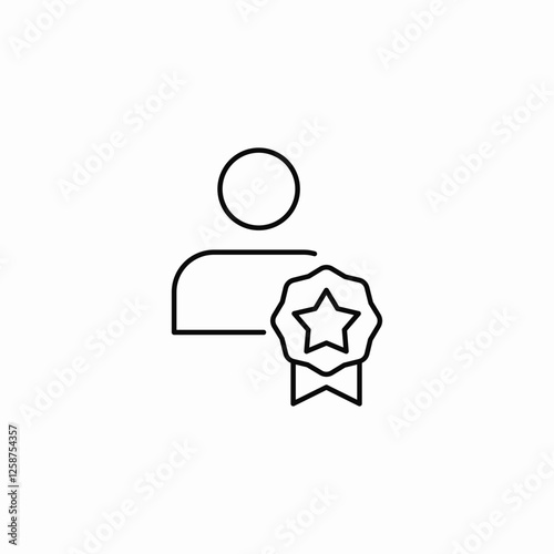 certified professional icon sign vector