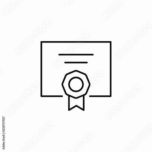 university degree icon sign vector