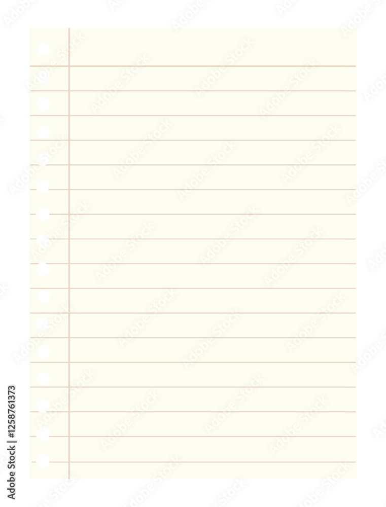 PNG Blank lined paper illustration on transparent background PNG Blank lined paper illustration on transparent background