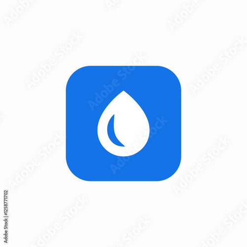 liquid drop icon sign vector