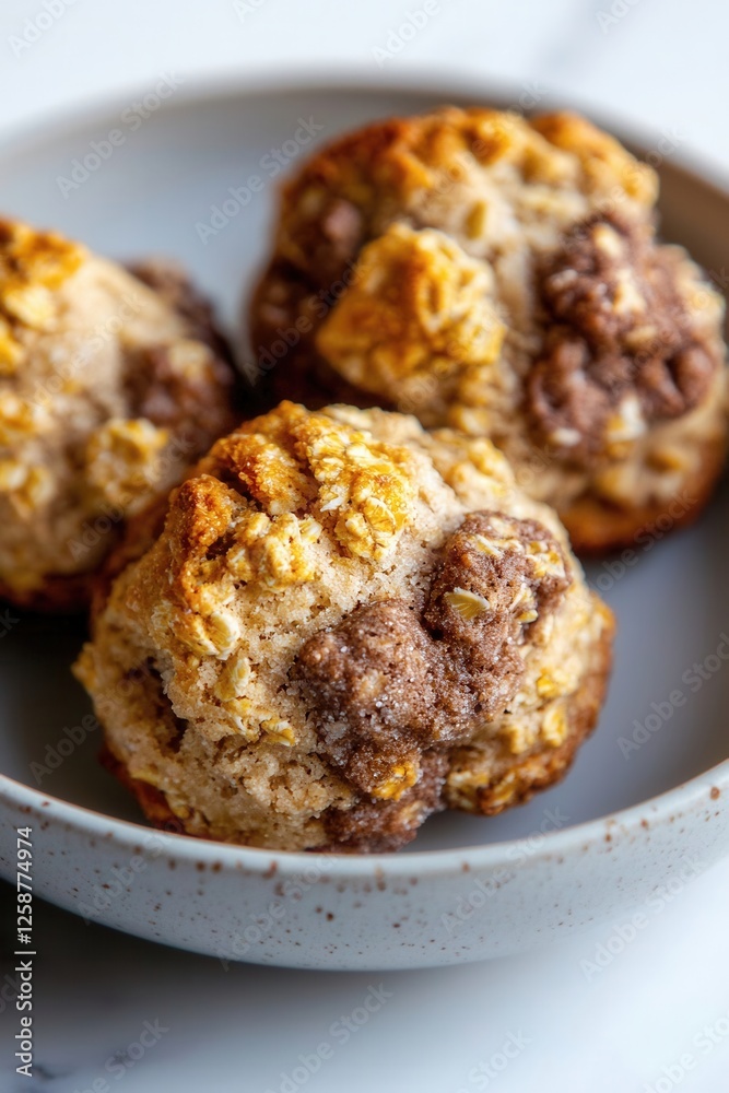 Savoring oatmeal cookies a minimalist plate setting gourmet treats tranquil kitchen close-up delightful bakes Savoring oatmeal cookies a minimalist plate setting gourmet treats tranquil kitchen close-up delightful bakes