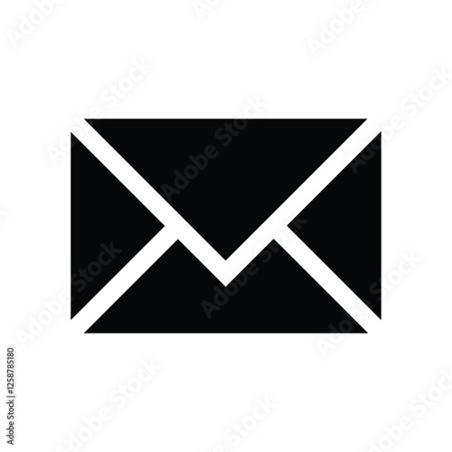 Vector mail icon, e-mail icon, envelope illustration.
