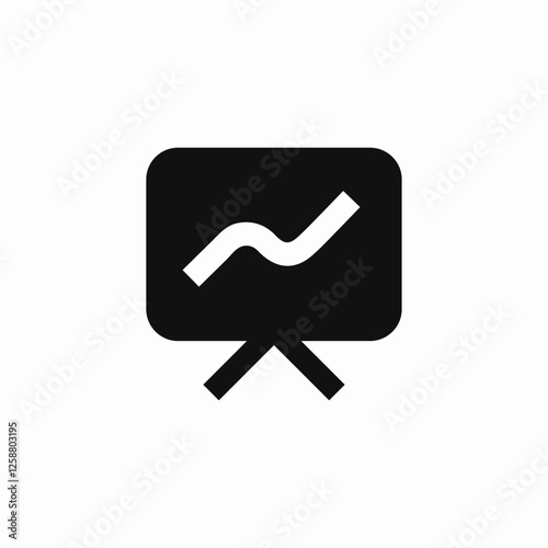 statistics information icon sign vector