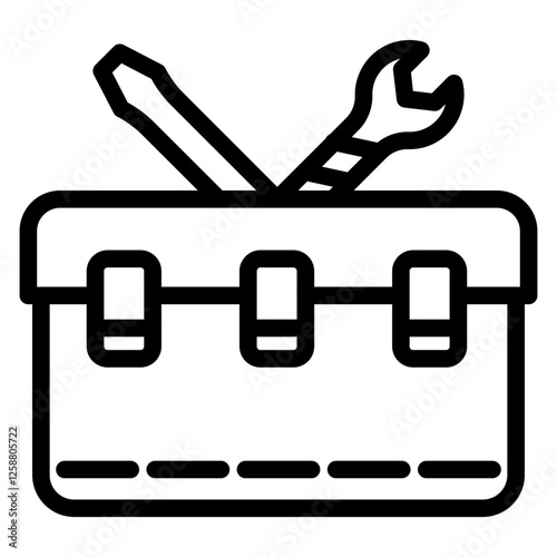 Toolbox line icon