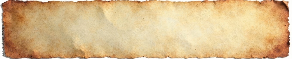 Fototapeta premium Vintage style paper with torn edges and aged texture , faded ink , retro paper background, distressed paper