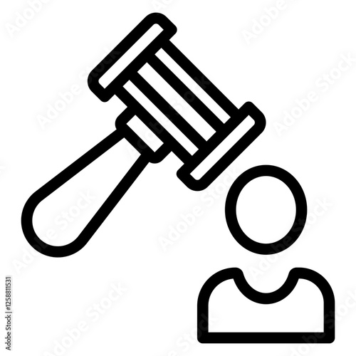 Verdict line icon
