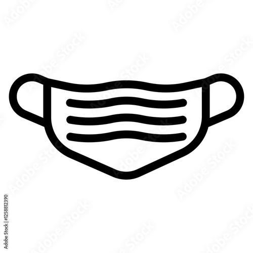 Face Mask line icon